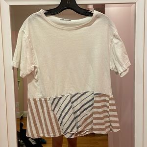 Zara Peplum Top